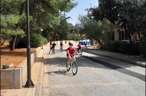 World Car Free Day - Bike Ride at Psychico College Elementary School