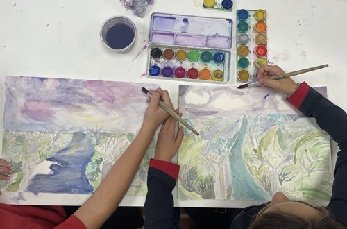 Psychico College Elementary School Art Activities