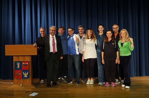 Olympic Gold Medalist Nikos Kaklamanakis Visits Athens College – Psychico College Elementary Schools