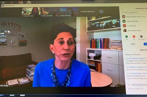 Betsy Brown Braun Speaks to Parents about the Pandemic