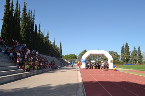 Re-enactment of the Marathon Race