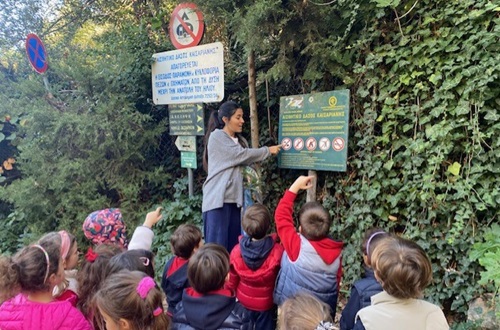 Pre-Kindergarten Students Visit the Aesthetic Forest