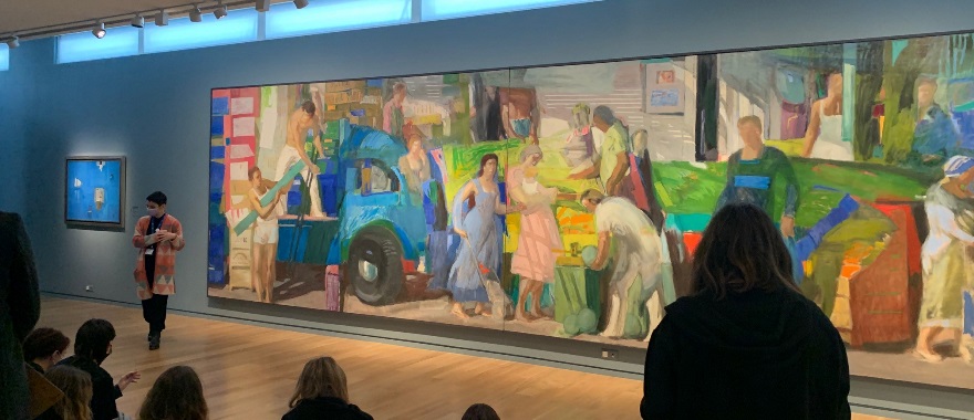 IB DP Visual Arts students visit the Basil & Elise Goulandris Foundation