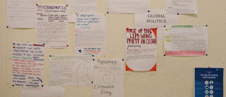 IB DP Year 2 - Εκπαιδευτική δράση και παρουσίαση του Εκτεταμένου Δοκιμίου