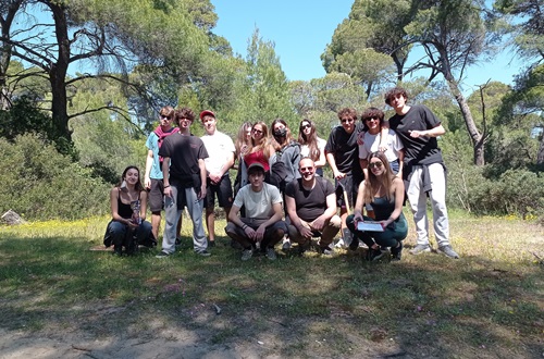 Sciences fieldwork by IB DP Year 1 students at Schinias National Park