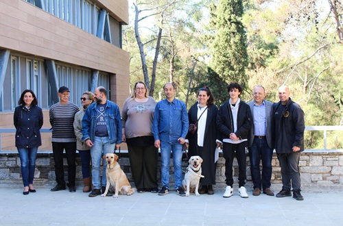IB DP handover ceremony of guide dog for organisation Liberty Dogs