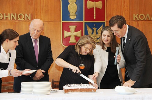 The 2023 Hellenic-American Educational Foundation Staff Pitta Cutting