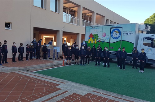Food Collection for “The Smile of the Child” by Psychico College Elementary School